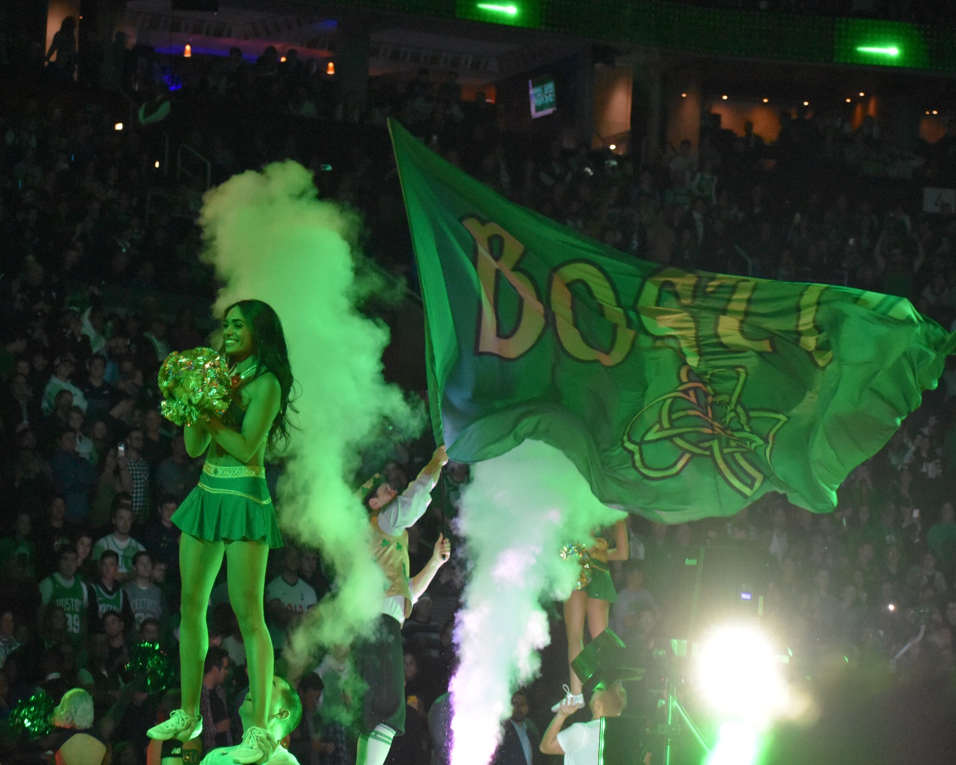 Celtics Dancers Perform a Routine - Boston Celtics History